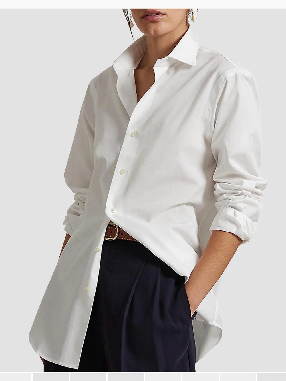 Polo by Ralph Lauren White Men's Casual Button-Down Shirt
